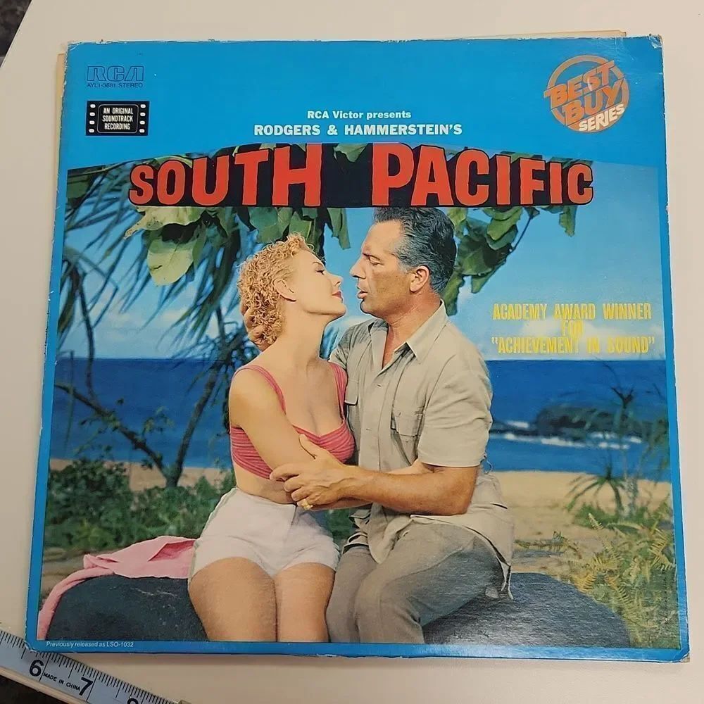 South Pacific 1958 Original Soundtrack Rodgers & Hammerstein Vinyl Record Album